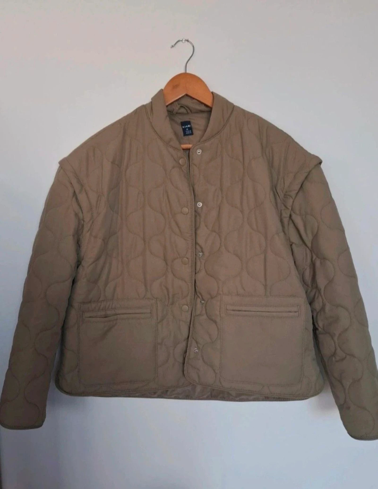 Veste acolchoada cáqui 2 em 1 – Kiabi – tamanho M – nova com etiqueta – photo 2